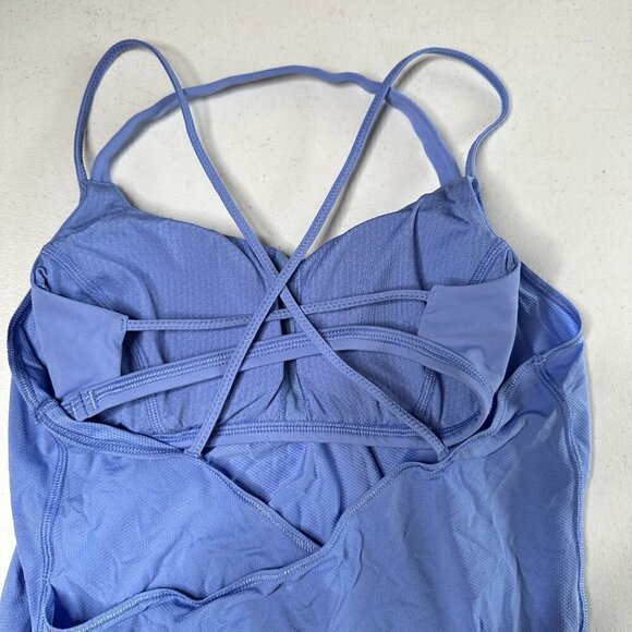 Lululemon Blue Padded Tank Top Size 2 - Picture 6 of 7
